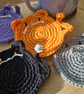 Cat shaped coaster in multiple colours, Set of 2 coaster gift, Cat decor gift - Image 10