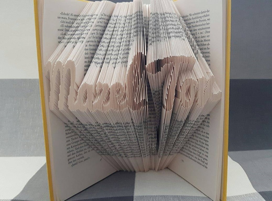 Mazel Tov MMF Book folding Pattern - EMAILED PDF PATTERN