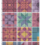 302 - 100 Rainbow Quilt Blocks Cross Stitch Pattern: Folk Art Design (PDF Chart) - Image 6
