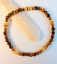 Tiger's Eye And Shell Bracelet - Handmade In Devon. - Image 1