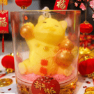 The Golden Fortune Lucky Cat Artisan Candle
