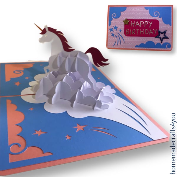 Pop up Unicorn Card