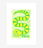 Yesss Snake, 2-colour screen print - Image 1