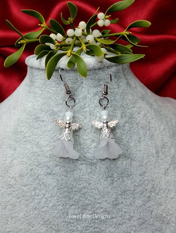 Christmas Angel Earrings