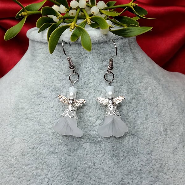 Christmas Angel Earrings