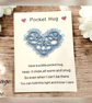 Tatted lace heart pocket hug - Image 3