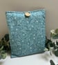 Handmade Padded Book Bag:  Shells Cover, Book Protector - Image 6
