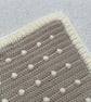 Neutral Crochet Bobble Baby Blanket - Handmade Beige & Cream Nursery Blanket  - Image 5