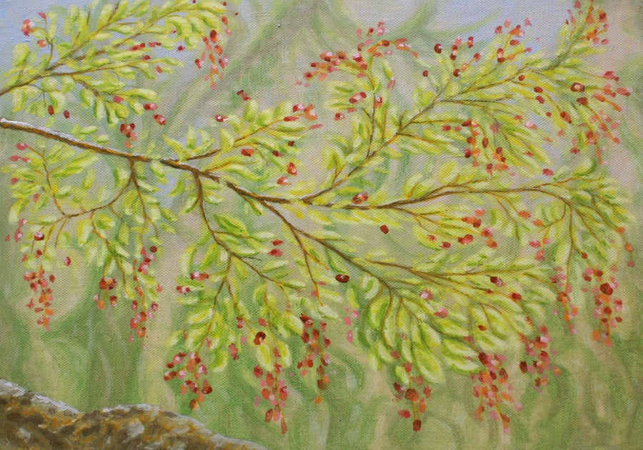 A Study of Spring original painting