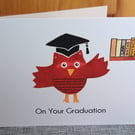 A6 On Your Graduation Greeting Card