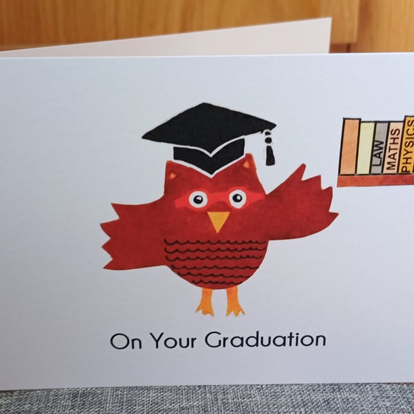 A6 On Your Graduation Greeting Card