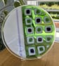 Green, White and Purple Trinket Bowl. - Image 4