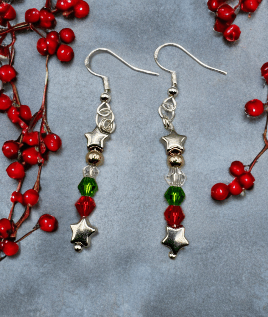 Christmas earrings 