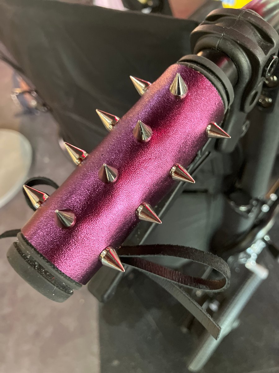 Leather Wheelchair Handle Deterrent (WHDs) - Keep Unwanted Hands OFF Your Wheels