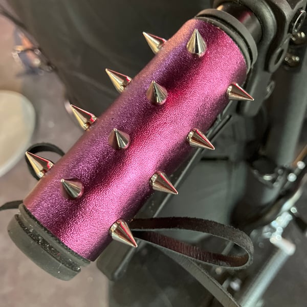 Leather Wheelchair Handle Deterrent (WHDs) - Keep Unwanted Hands OFF Your Wheels
