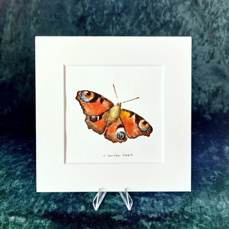Peacock Butterfly - Original Watercolour Painting