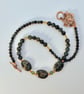 Kambaba Jasper Necklace With Peridot, Crystal & Copper, Birthday Gift For Her - Image 3