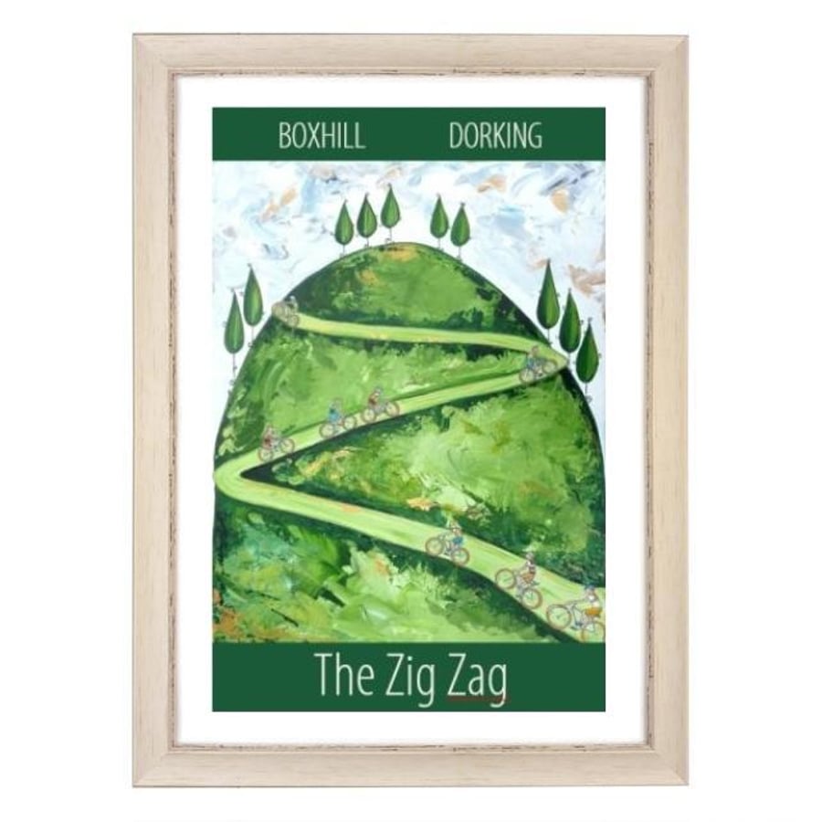Boxhill Zig Zag white frame