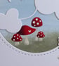 Fox With Clouds and Toadstools Blank Card - Image 5
