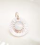 Rainbow Moonstone Silver Pendant Handmade  - Image 3