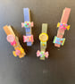 Set of 4 Sweet Treats Magnetic Clip Fridge Organisers - Image 1