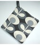 Pot Holder Potholder Grab Mat Kitchen Cookware Pad Grey Retro Flower - Image 5