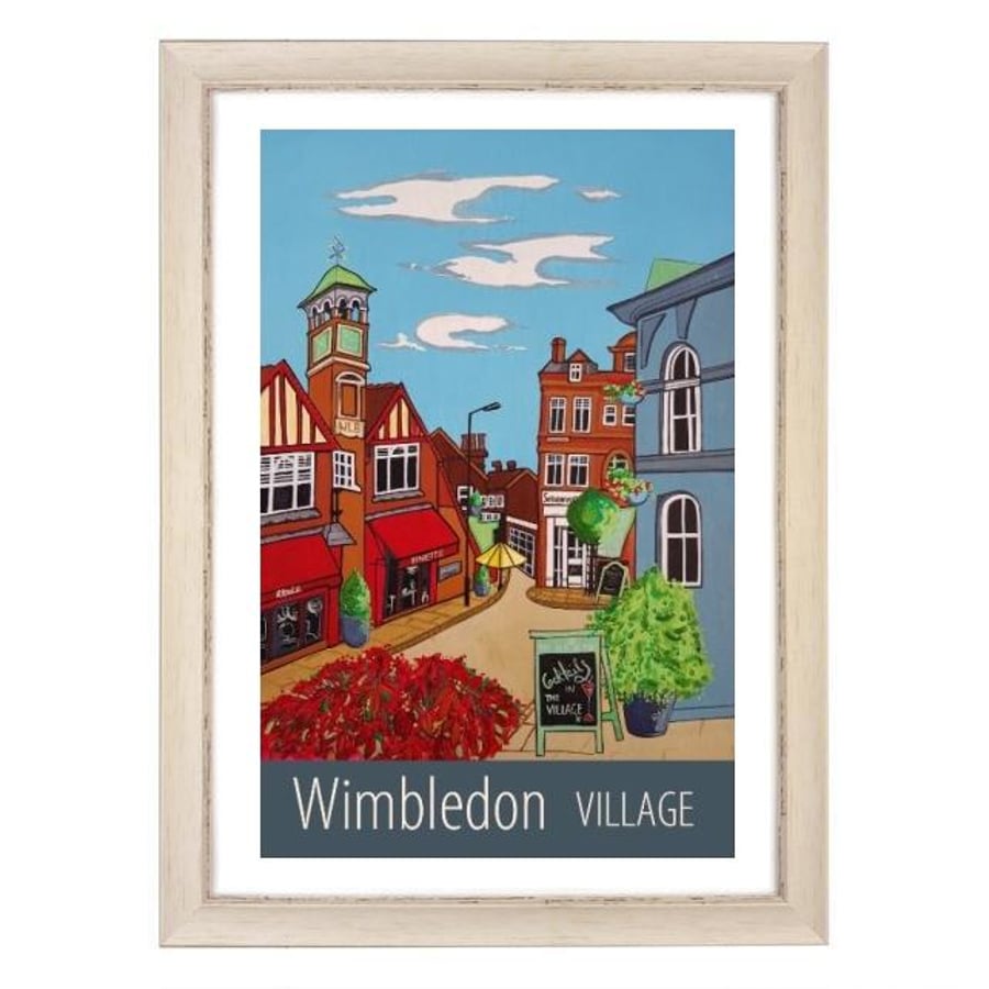 Wimbledon Village - white frame