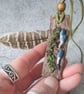 Mushroom Pendant, Clay Mushroom Necklace, Green Witch Jewellery - Image 1