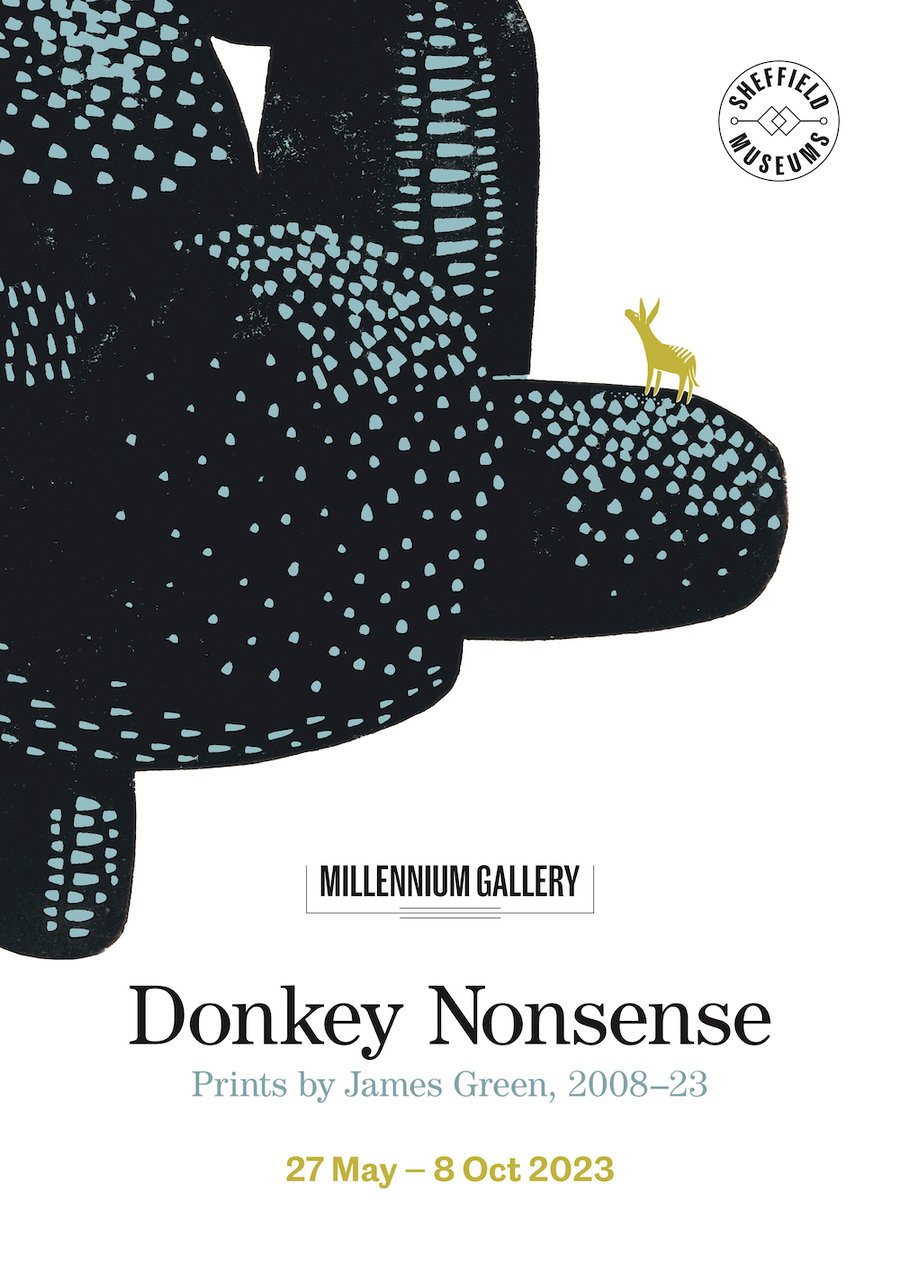 Donkey Nonsense A3 exhibition poster-print
