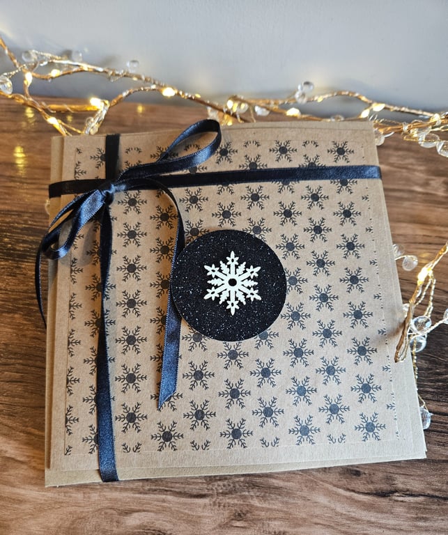 Rustic Handcrafted Christmas Cards 