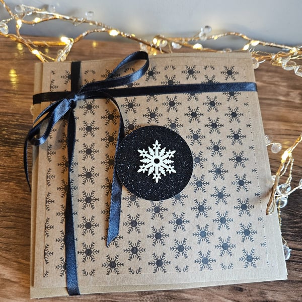 Rustic Handcrafted Christmas Cards 