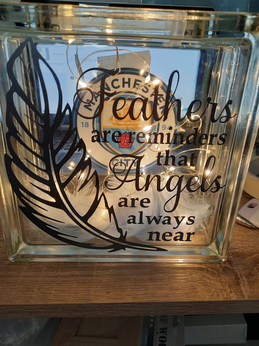 Beautiful custom made glass blocks with fairy l... - Folksy
