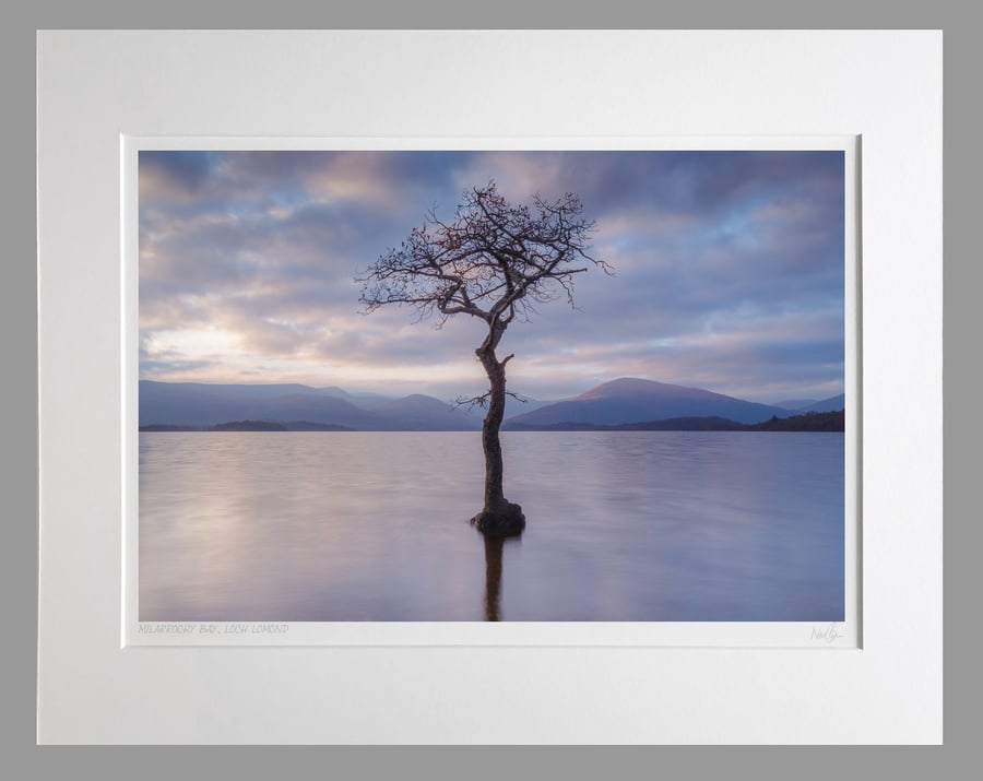 Milarrochy Bay, Loch Lomond, Scotland - A3 (50x40cm) Unframed Print