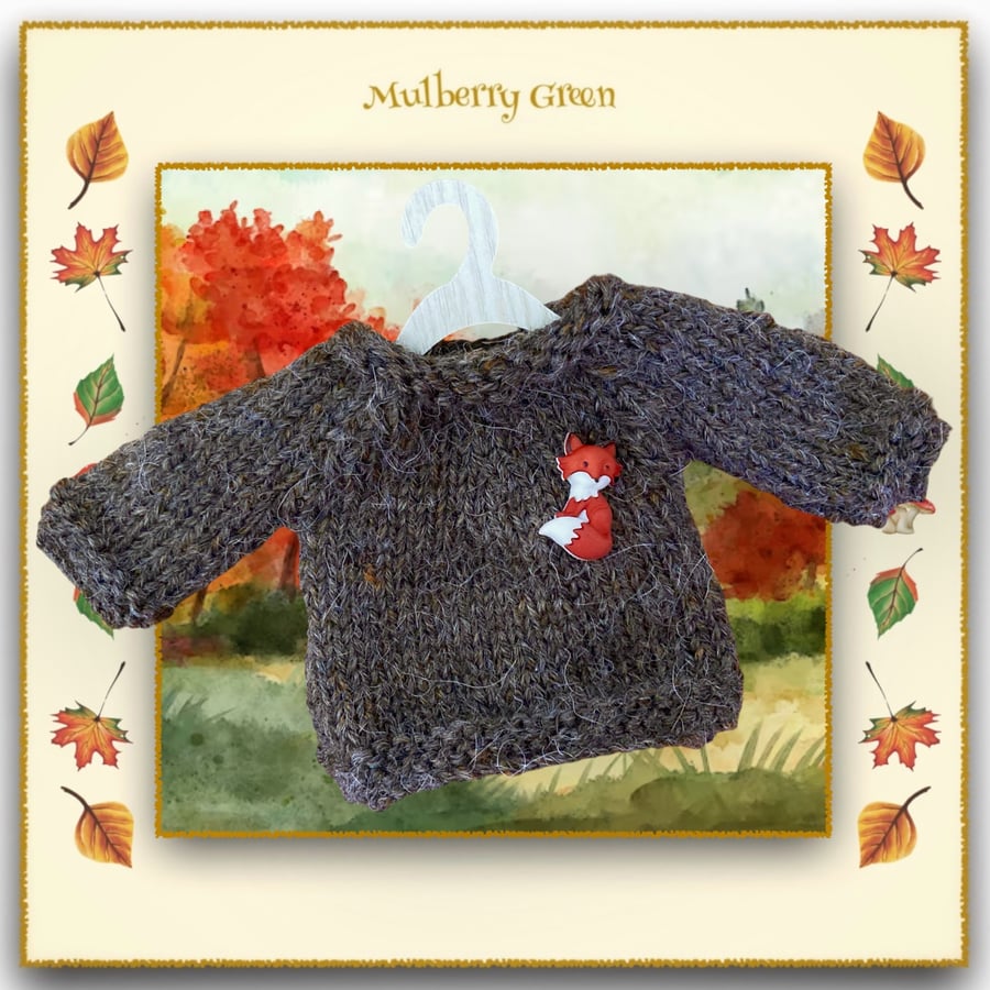 Reserved for Susan - Brown Fox Jumper