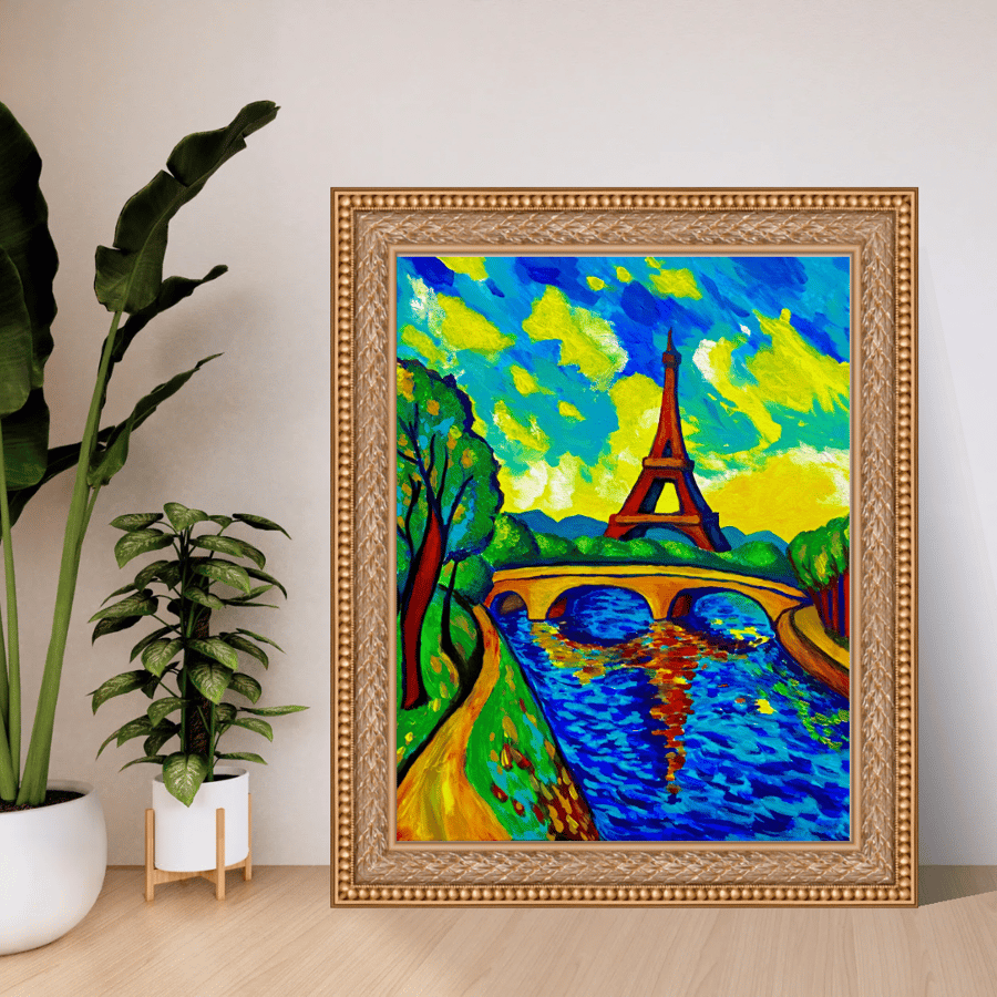 The Paris View By The Water