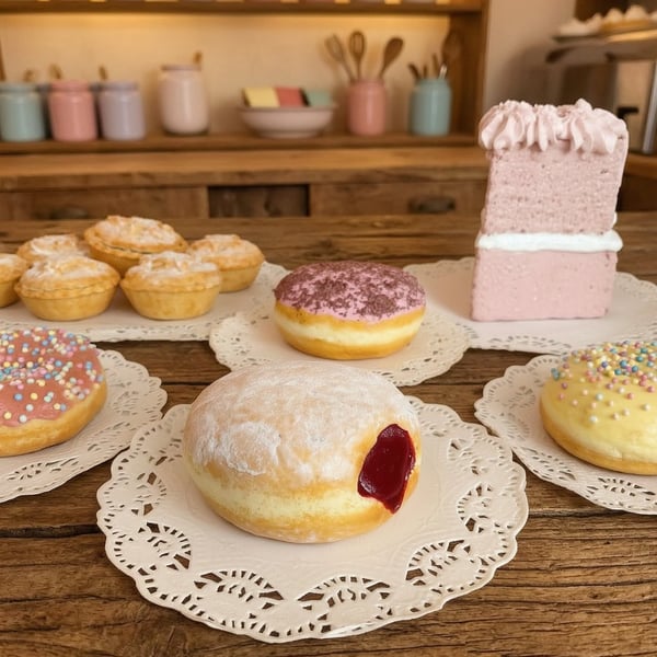 Fake Strawberry Jam Doughnut 