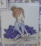 Handmade ballerina birthday card - Image 2