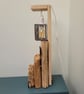 Driftwood table lamp (E14 bulb) with re-purposed tea light lantern - Image 5