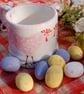 pink chicken Children's mug - Image 1