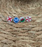 UK Flag Map Pins Set – England Scotland Wales Northern Ireland for Wood maps