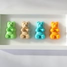 Introducing our Framed Gummy Bear Art, a delightful blend of colour