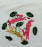 set of 3 festive Christmas hares 