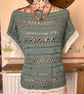Summer Cotton Belted Tunic Beach Wear Evening Wear One Size - Image 5
