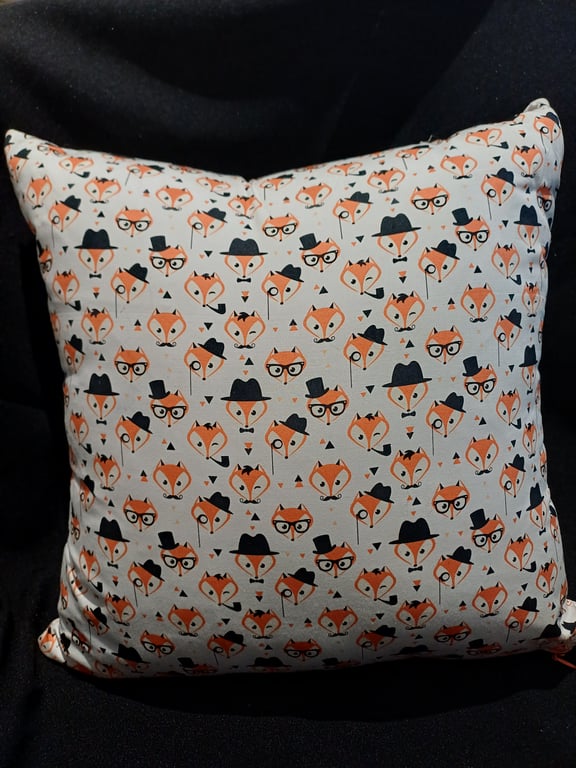 handmade fox themed Cushion