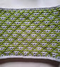 Crocheted cactus cowl - green and grey (reversible) - Image 3