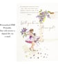 Flower girl proposal card, Will you be our flower girl, hand painted card - Image 5
