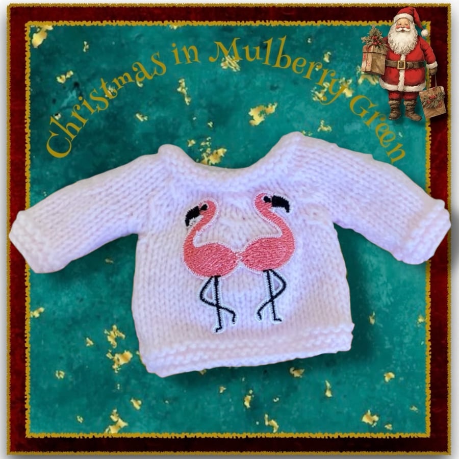 Reserved for Susan - Flamingo Jumper