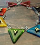 Handmade Fused Glass Personalised Name Bunting - Customised 3D Name Plaque - Image 9