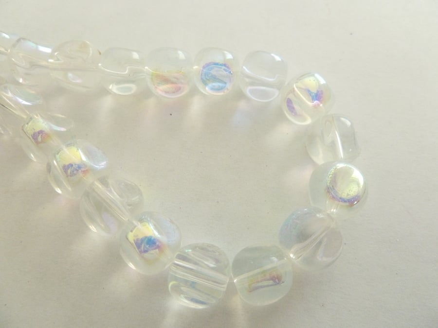 white AB coated nuggets