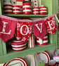 LOVE fabric bunting - SAMPLE - Image 2
